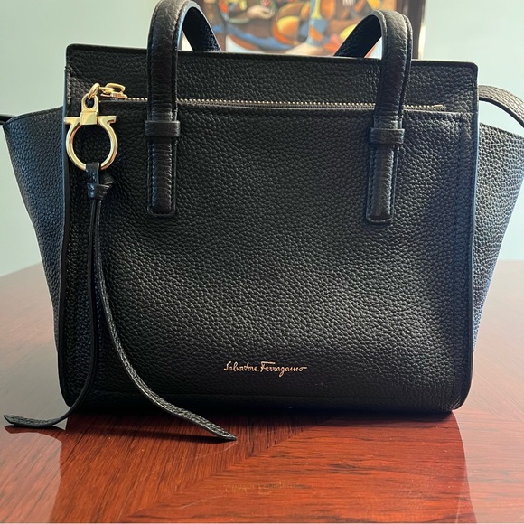 **SOLD** Salvatore Ferragamo Too Handle Tote (small) - Picture 3 of 11